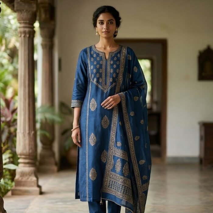 Three Piece Chudithar Set